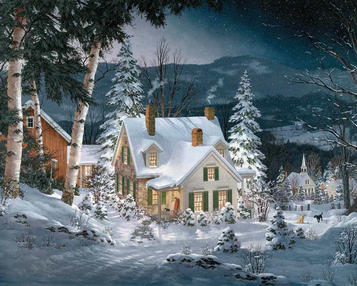 White Mountain Puzzles - Friends in Winter