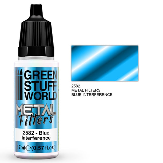 Green Stuff World - Metal Filter Paints - Blue Interference