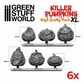 Green Stuff World - Large Resin Killer Pumpkins