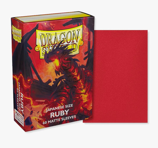 Dragon Shields Japanese: (60) Matte Ruby