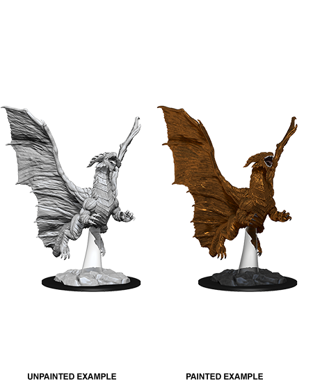 D&D Nolzur's Marvelous Miniatures - W08 Young Copper Dragon