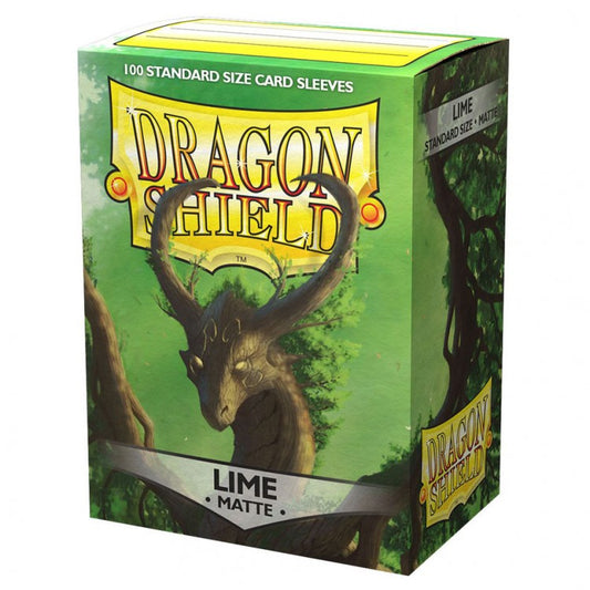 Dragon Shield- Lime Matte Card Sleeves (100)