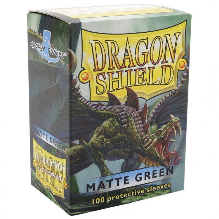Dragon Shield-Green Matte Card Sleeves (100)