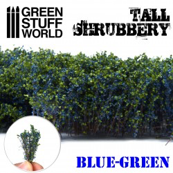 Green Stuff World - Tall Shrubbery Blue/Green
