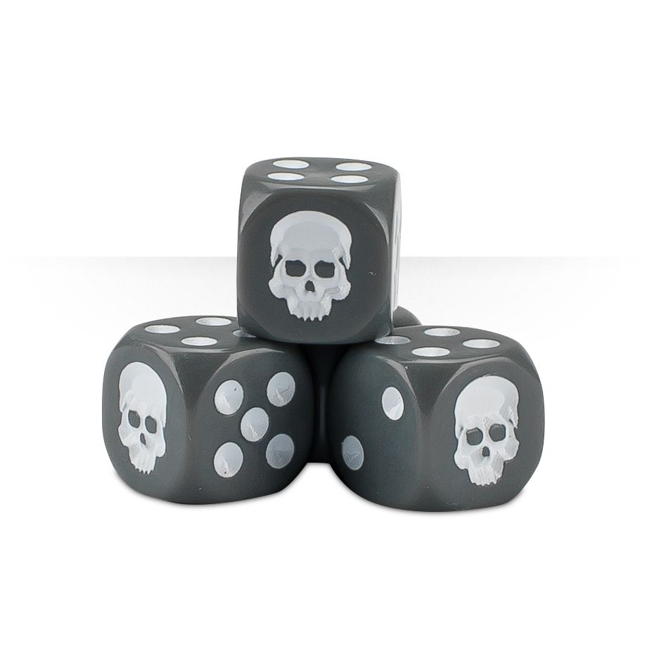 Warhammer 40k - Dice Cube - Grey