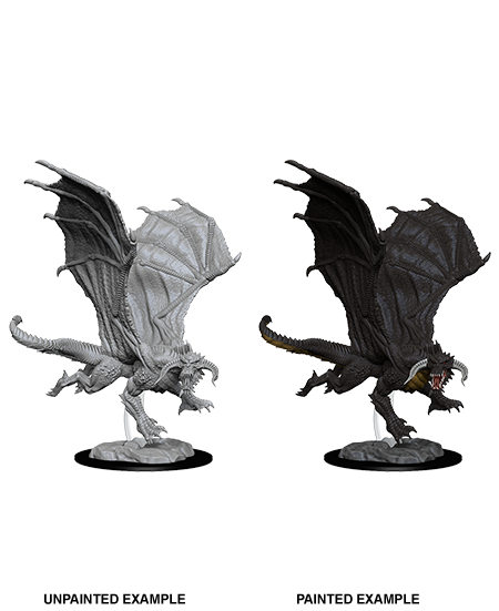 D&D Nolzur’s Marvelous Miniatures - Young Black Dragon