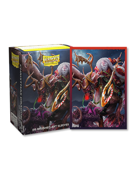 Dragon Shield Christmas Dragon Brushed Art