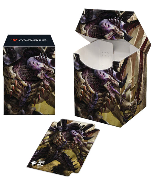 Warhammer 40K Commander The Swarmlord 100+ Deck Box for Magic: The Gathering