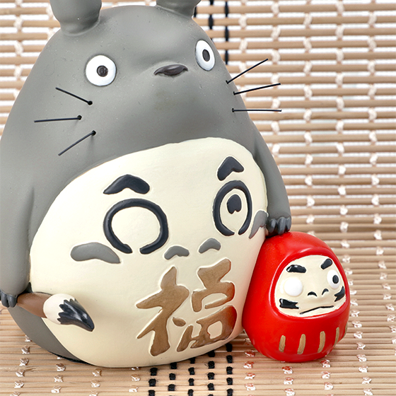 Totoro Good Luck Daruma