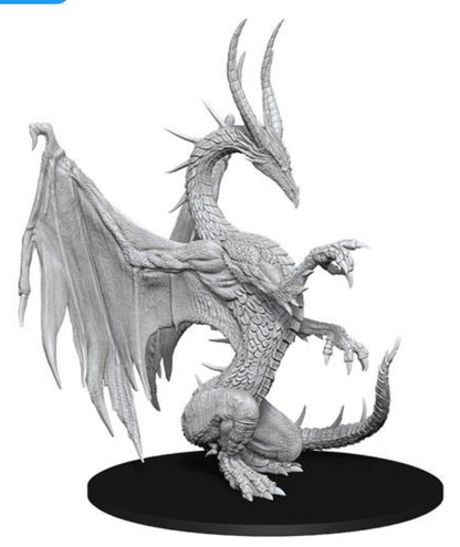 Deep Cuts Unpainted Miniatures: W14 - Blue Dragon