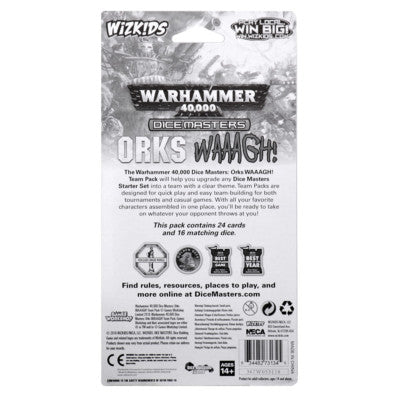 Warhammer 40K Dicemasters Orks Waaagh!