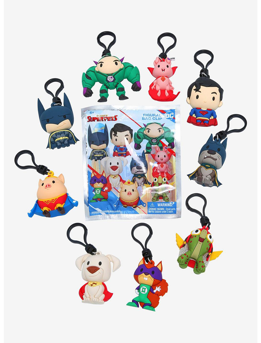 DC League of Superpets Figural Bag Clip