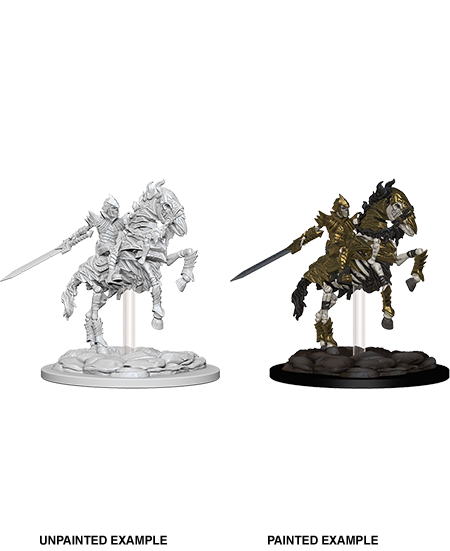 Deep Cuts Unpainted Miniatures: W05 - Skeleton Knight on Horse