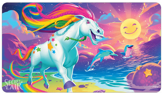 Secret Lair Winter Superdrop 2023 The 90s Binder Experience Crested Sunmare Standard Gaming Playmat for Magic: The Gathering