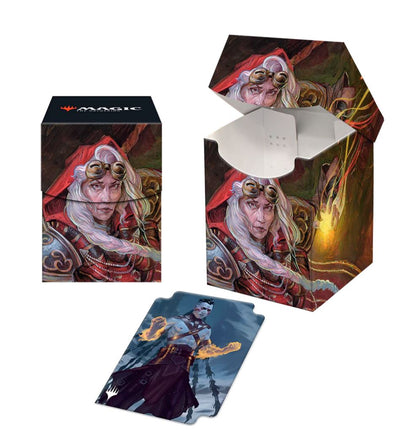 MTG - Dominaria United  Jaya, Fiery Negotiator 100+ Deck Box