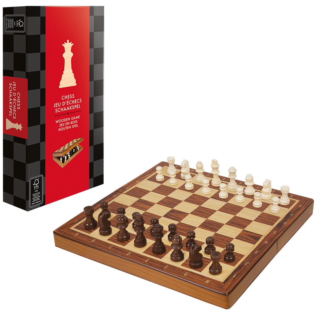 Wooden Folding Chess Set