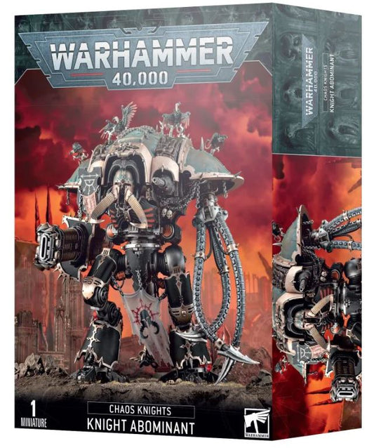 40K - Chaos Knights, Knight Abominant (Desecrator, Abominant, Rampager)