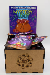 Foam Brain Games - 
EPIC MYSTERY LOOT V2: 12 or 14mm METAL RPG SET + ENAMEL PIN