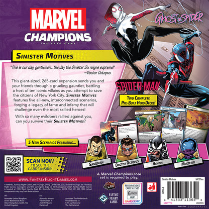 Marvel Champions Sinister Motives Expansion