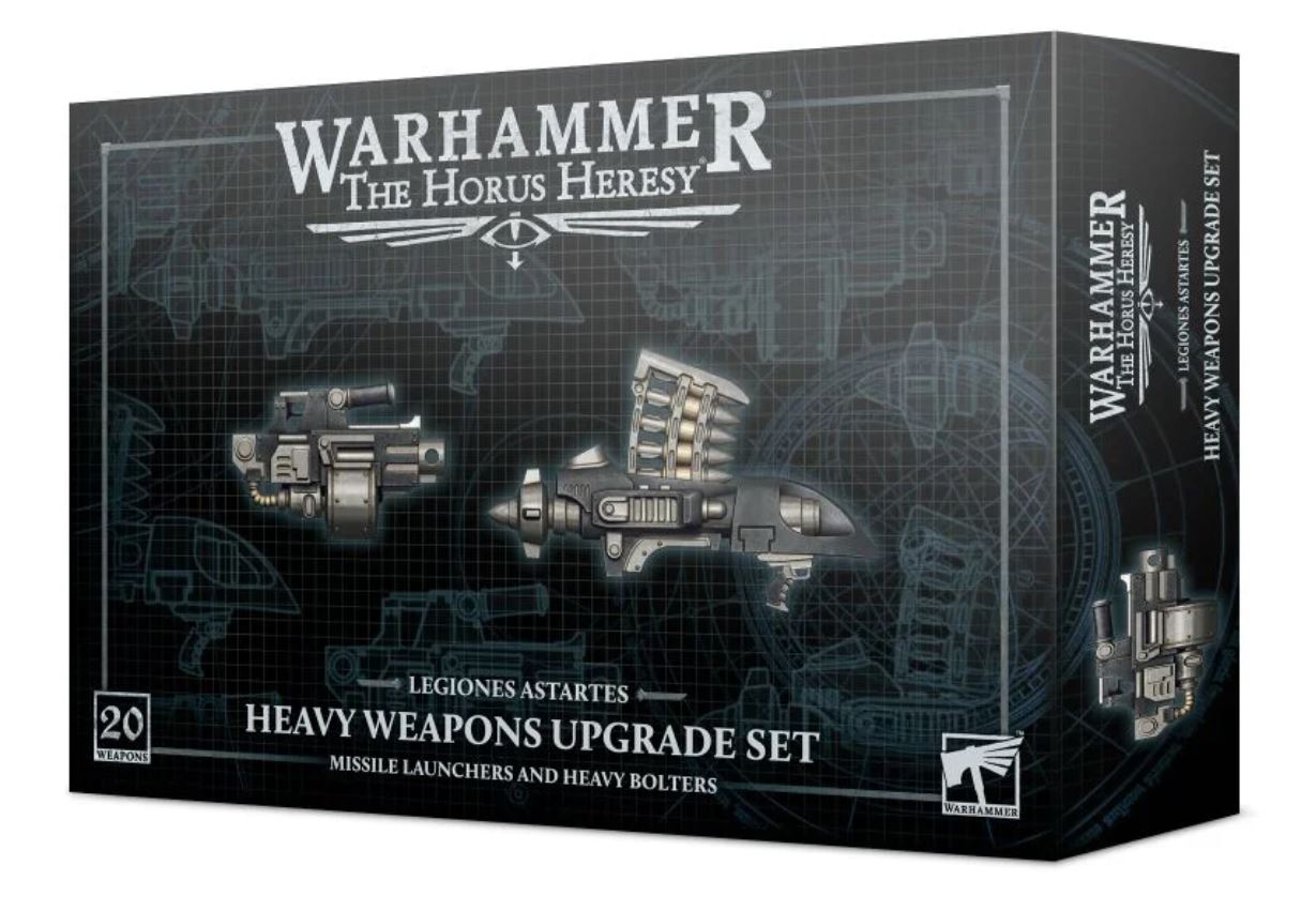 Horus Heresy - Heavy Weapons Upgrade Set – Missile Launchers and Heavy Bolters