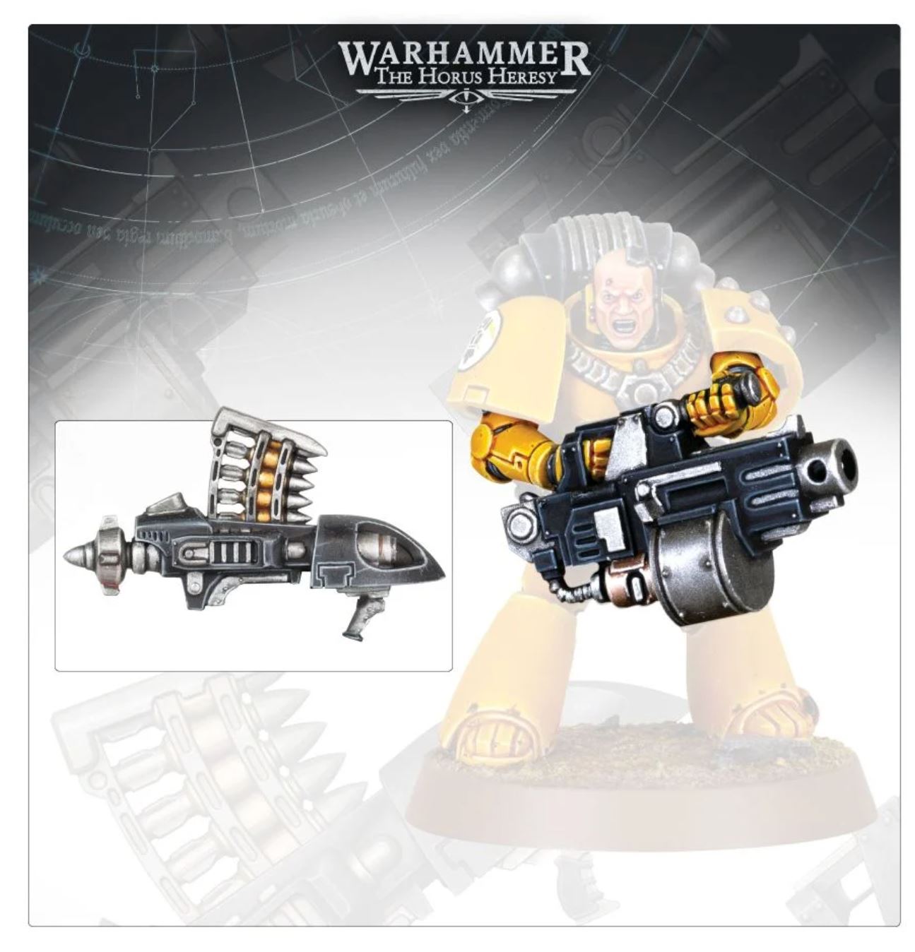 Horus Heresy - Heavy Weapons Upgrade Set – Missile Launchers and Heavy Bolters