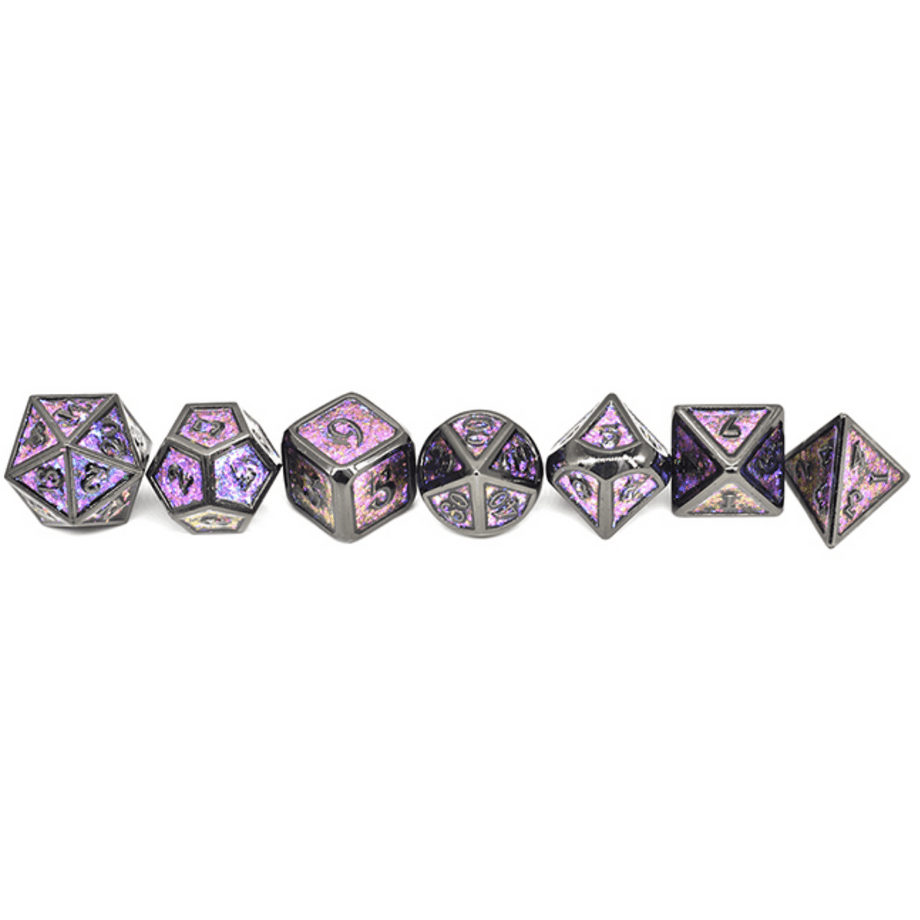 Color Shifting: Night Sky RPG Metal Dice Set