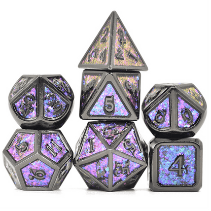 Color Shifting: Night Sky RPG Metal Dice Set