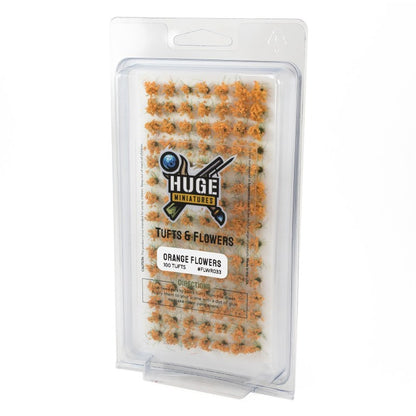 Huge Miniatures Tufts & Flowers - Orange Flowers