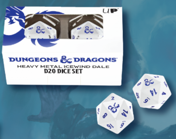 D&D - Heavy Metal Icewind Dale D20 Dice Set