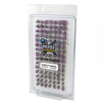 Huge Miniatures Tufts & Flowers - Purple Flowers