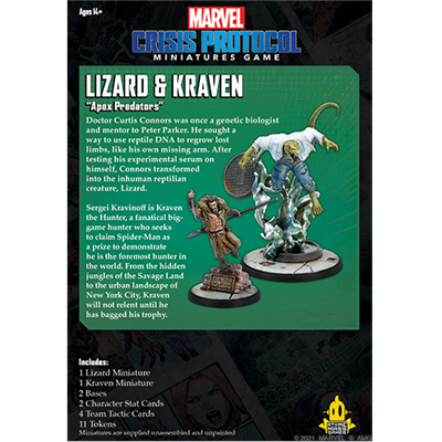 Marvel Crisis Protocol - Lizard & Kraven