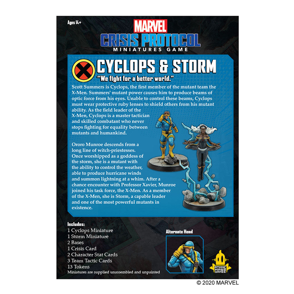 Marvel Crisis Protocol - Cyclopes & Storm