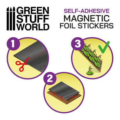 Greenstuff - Rubber Steel Sheet with Self Adhesive