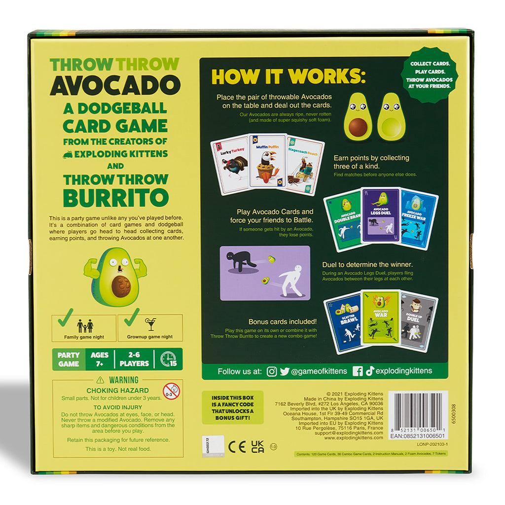 Throw Throw Avocado