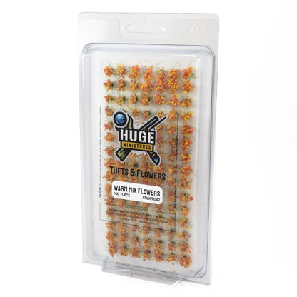 Huge Miniatures Tufts & Flowers - Warm Mix Flowers