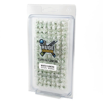 Huge Miniatures Tufts & Flowers - White Flowers
