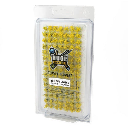 Huge Miniatures Tufts & Flowers - Yellow Flowers