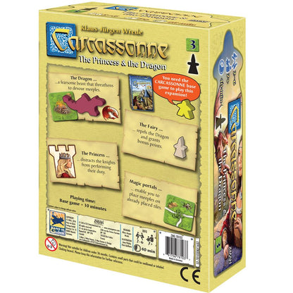 Carcassonne Expansion The Princess and the Dragon